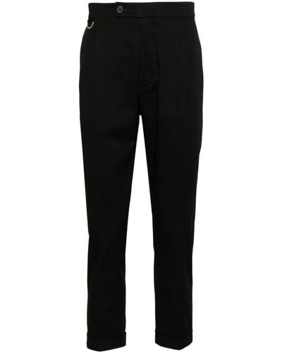 Low Brand D-ring Cotton Chino Pants - Black