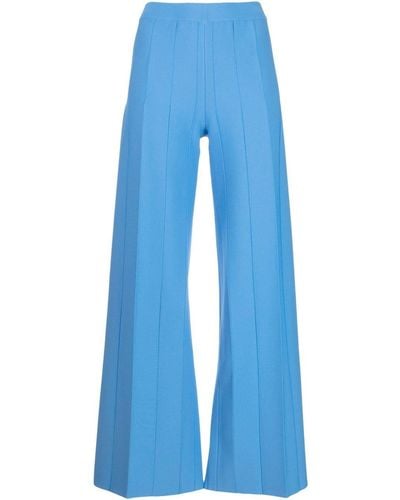 Mrz Tailored Cropped Trousers - Blue
