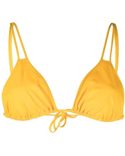 Eres Ficus Small Triangle Bikini Top - Yellow