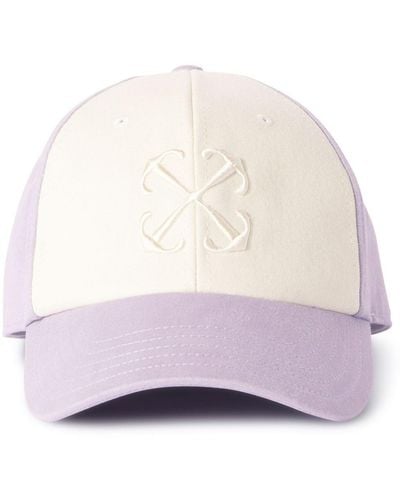 Off-White c/o Virgil Abloh Arrow-embroidery Baseball Cap - Purple