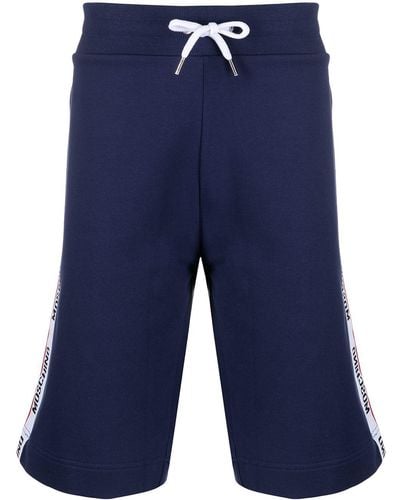 Moschino Lounge-Shorts - Blau