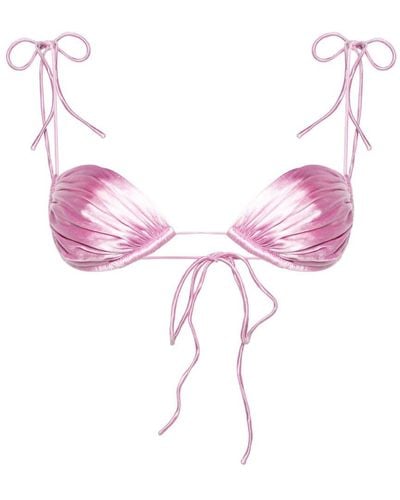 Isa Boulder Fourht Underwire-cup Bikini Top - Pink