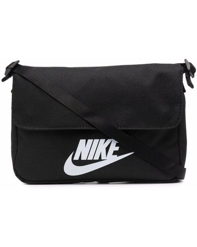 Nike Logo-print Satchel Bag - Black