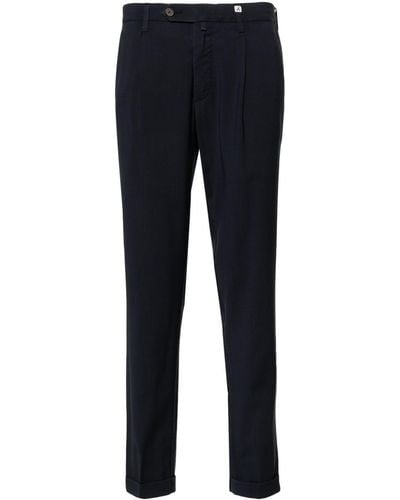 Myths Tailored Tapered Trousers - Blue