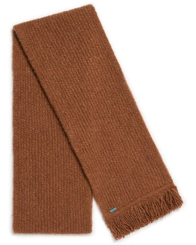 Alanui A Finest Knitted Scarf - Brown
