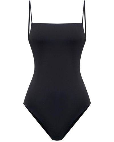 12 STOREEZ Low-back Swimsuit - Black