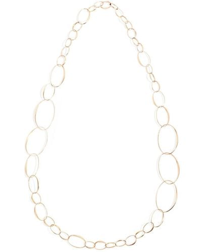 Pomellato 18kt Rose Gold Gold Chain Necklace - White