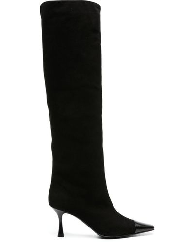 Roberto Festa Dixie 80mm Suede Knee-high Boots - Black