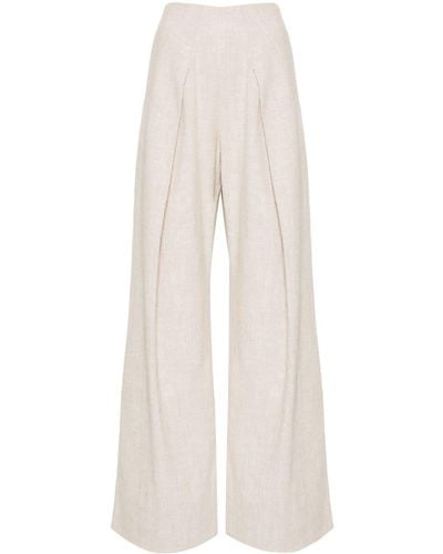 Cult Gaia Pompori Wide-leg Pants - White