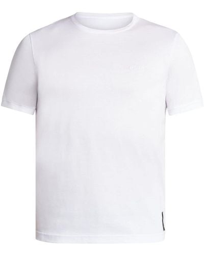 Fendi T-shirt con ricamo O'Lock - Bianco
