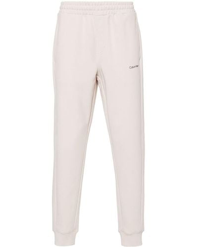 Calvin Klein Pantaloni sportivi con logo - Bianco