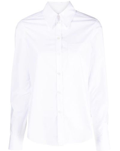 Filippa K Camisa con bolsillos en el pecho - Blanco