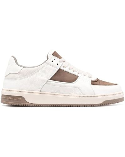 Represent Apex Low-top Leather Trainers - White