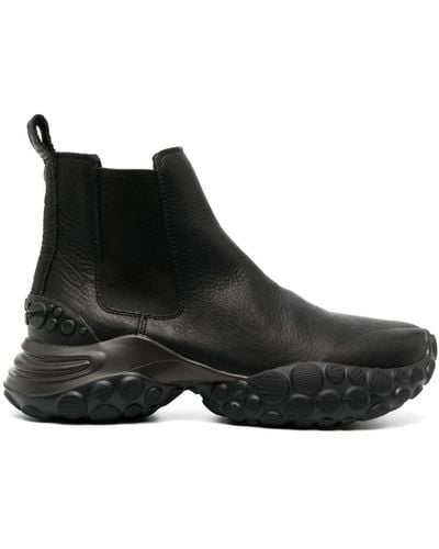 Camper Pebbled Leather Chelsea Boots - Black