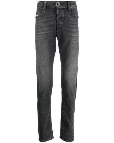 DIESEL D-Lustre Jeans mit Stone-Wash-Effekt - Grau