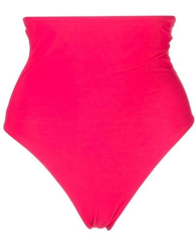 Bondi Born Leah High-waisted Bikini Bottoms - Pink