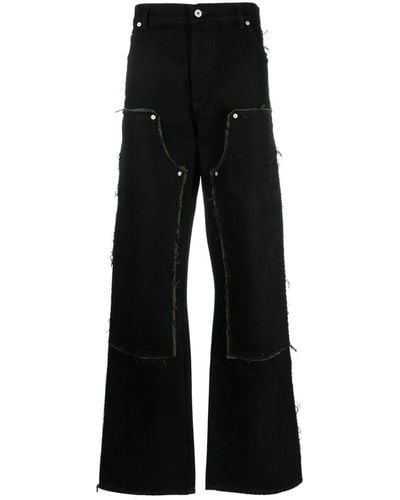 Heron Preston Jeans Met Vlakken - Zwart