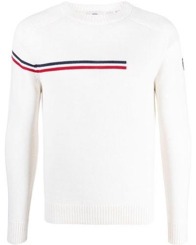 Rossignol Odysseus Stripe-detail Sweater - White