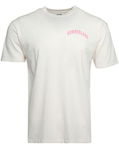 NAHMIAS T-shirt Summerland imprimé - Blanc