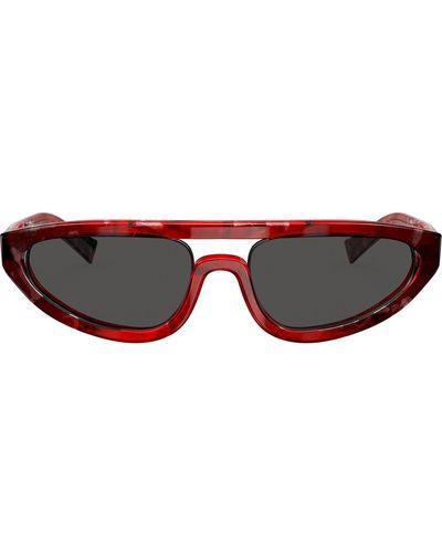 Alain Mikli Aviator thick sunglasses - Rouge