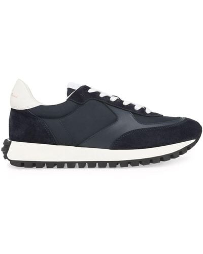 Gianvito Rossi Gravel Panelled Trainers - Blue