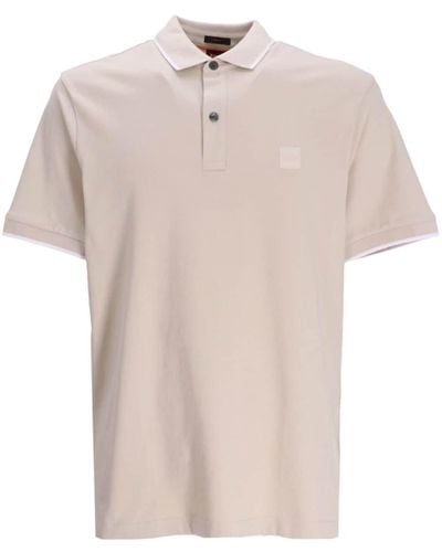 BOSS Appliqué-logo Polo Shirt - White