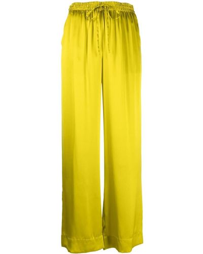 P.A.R.O.S.H. Pantalones palazzo Stella - Amarillo