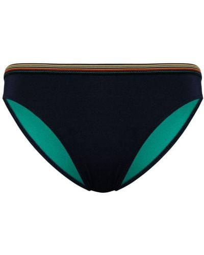 Paul Smith Signature Stripe Bikini Bottoms - Blue