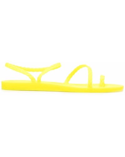 Ancient Greek Sandals Eleftheria Braided-strap Sandals - Yellow
