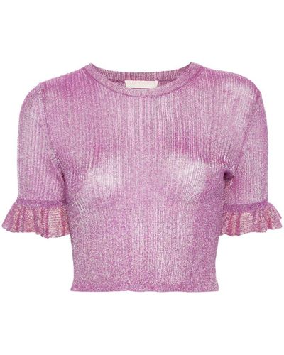 Ulla Johnson Patti Knitted Top - Pink
