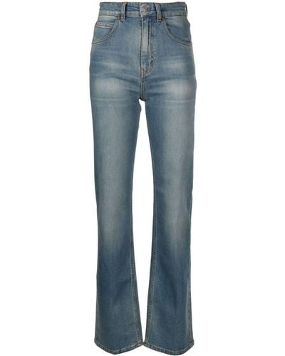 Victoria Beckham Jeans Julia slim a vita alta - Blu