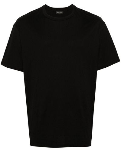 Roberto Collina Crew-neck Cotton T-shirt - Black
