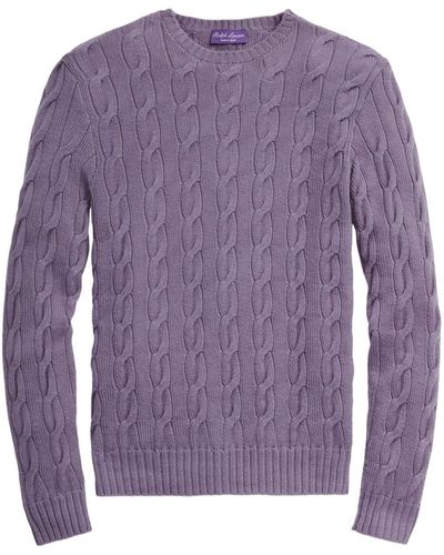 Ralph Lauren Purple Label Jersey de punto de ochos - Morado