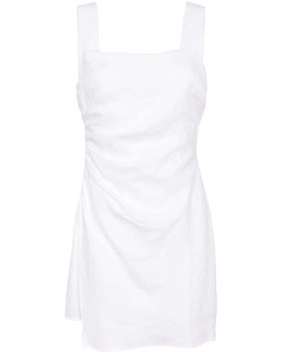 Reformation Kerrigan Linen Dress - White