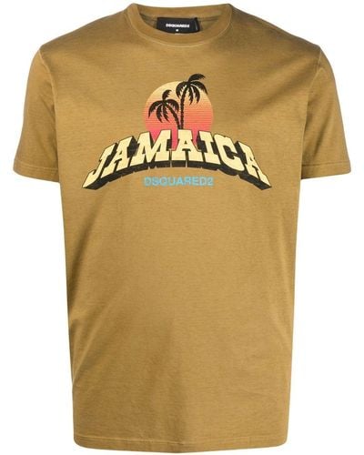 DSquared² Graphic-print T-shirt - Brown