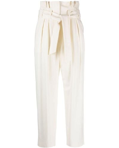 IRO Pantalon Sandya à coupe courte - Blanc