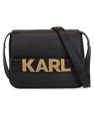 Karl Lagerfeld K/letters Cross Body Bag - Black