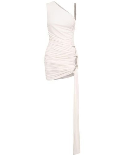 Dion Lee Cut-out Detailing Asymmetric-design Dress - White