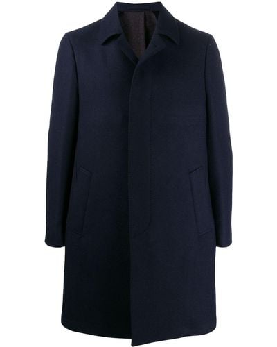 Dell'Oglio Single-breasted Midi Coat - Blue