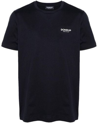 Dondup Logo-print Cotton T-shirt - Black