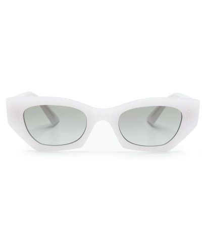 Ray-Ban Zena Bio-Based Sonnenbrille mit Cat-Eye-Gestell - Weiß