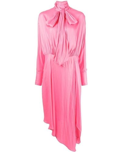 Stella McCartney Maxi-jurk Met Strikdetail - Roze