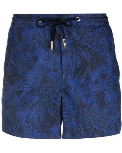 Orlebar Brown Setter Badeshorts mit Palmen-Print - Blau