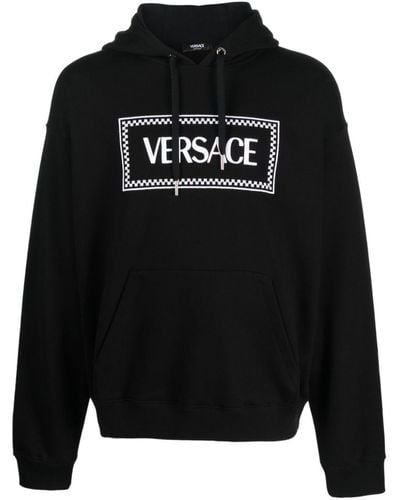 Versace 90s Vintage パーカー - ブラック