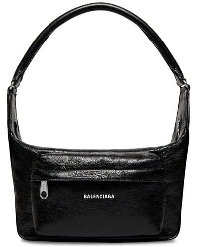 Balenciaga Raver レザーハンドバッグ - ブラック