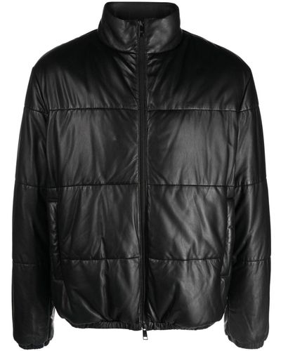 Armani Exchange Leather jackets for Men | Online Sale up to 50% off | Lyst