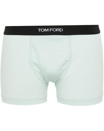 Tom Ford Cotton-blend Boxers - Gray