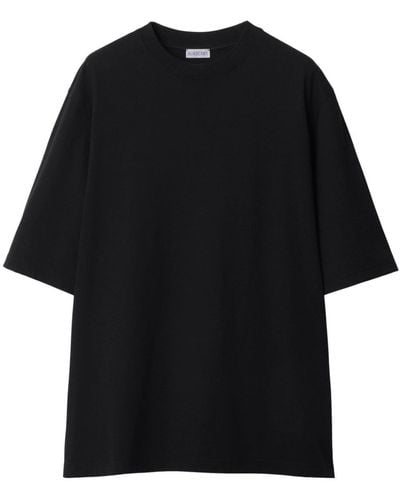 Burberry プリント Tシャツ - ブラック