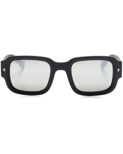 DSquared² Icon Square-frame Tinted Sunglasses - Black