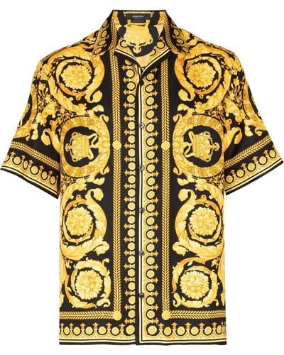 Versace Overhemden - - Heren - Geel